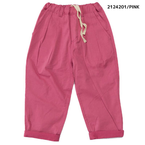 【130~150】 テンセルコットンストレッチタックパンツ ★2124201j★キッズサイズ 子供服